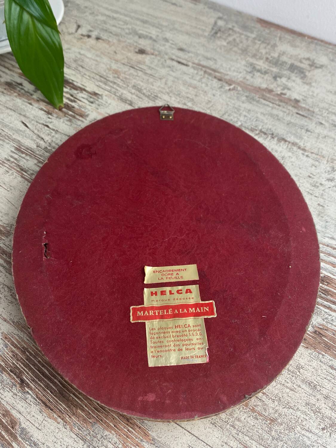 Helda painting enamels on copper