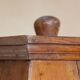 Light wood lectern unit on foot, 4 sides. Eighteenth century