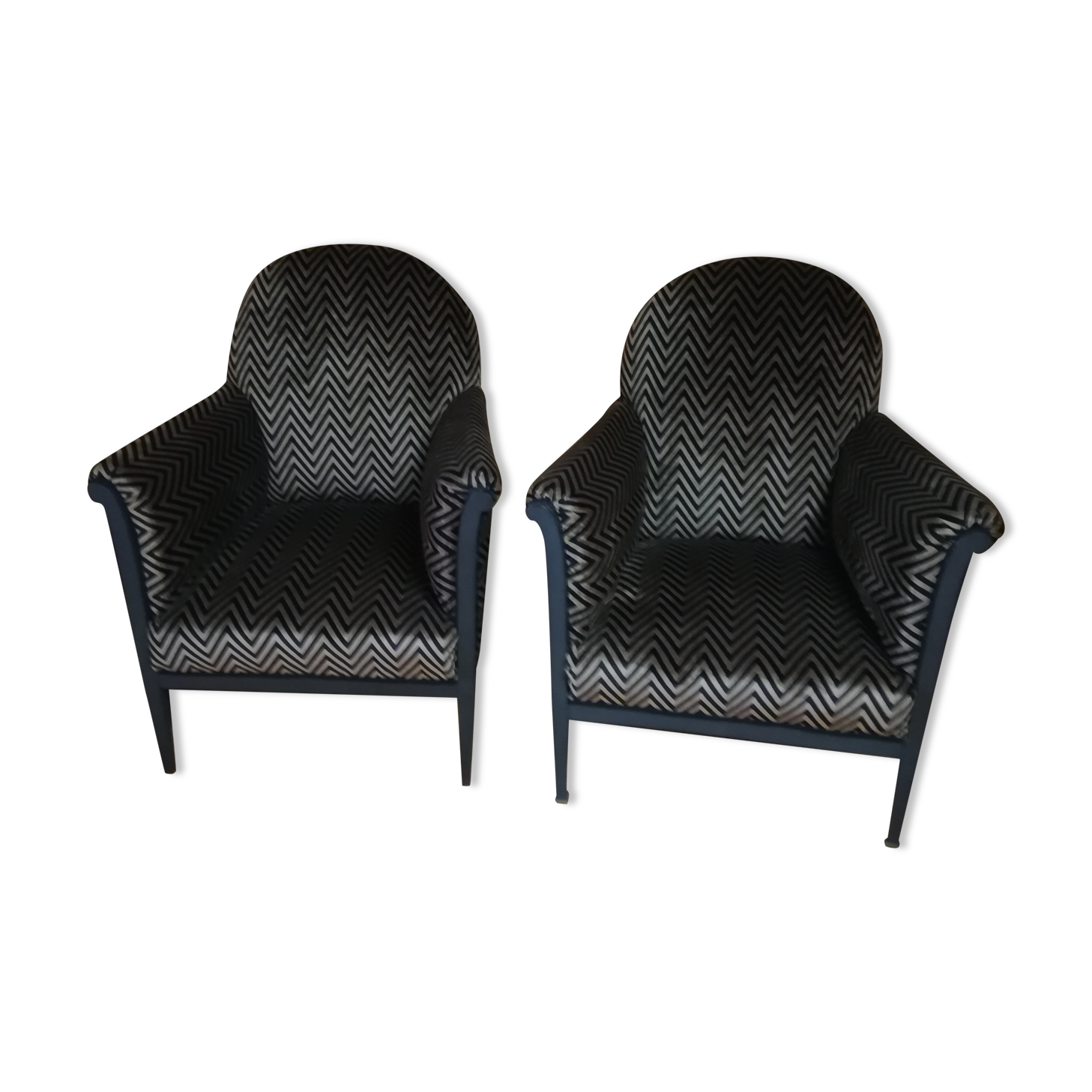Pair of renovated armchairs