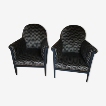 Pair of renovated armchairs