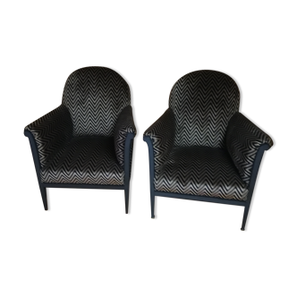 Pair of renovated armchairs