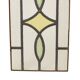 Art Deco Geometric Stained Glass Window 85x24cm