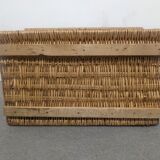 Trunk or XXL wicker chest of the 50s / 60s