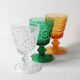 Vintage Clear Stem Glass Arabesque / Wine Goblet Baccarat / France / 1840s