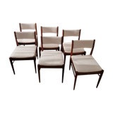 Suite of 6 Italian chairs Consorzio Sedie Friuli - 1960