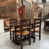 Set of 4 country chairs