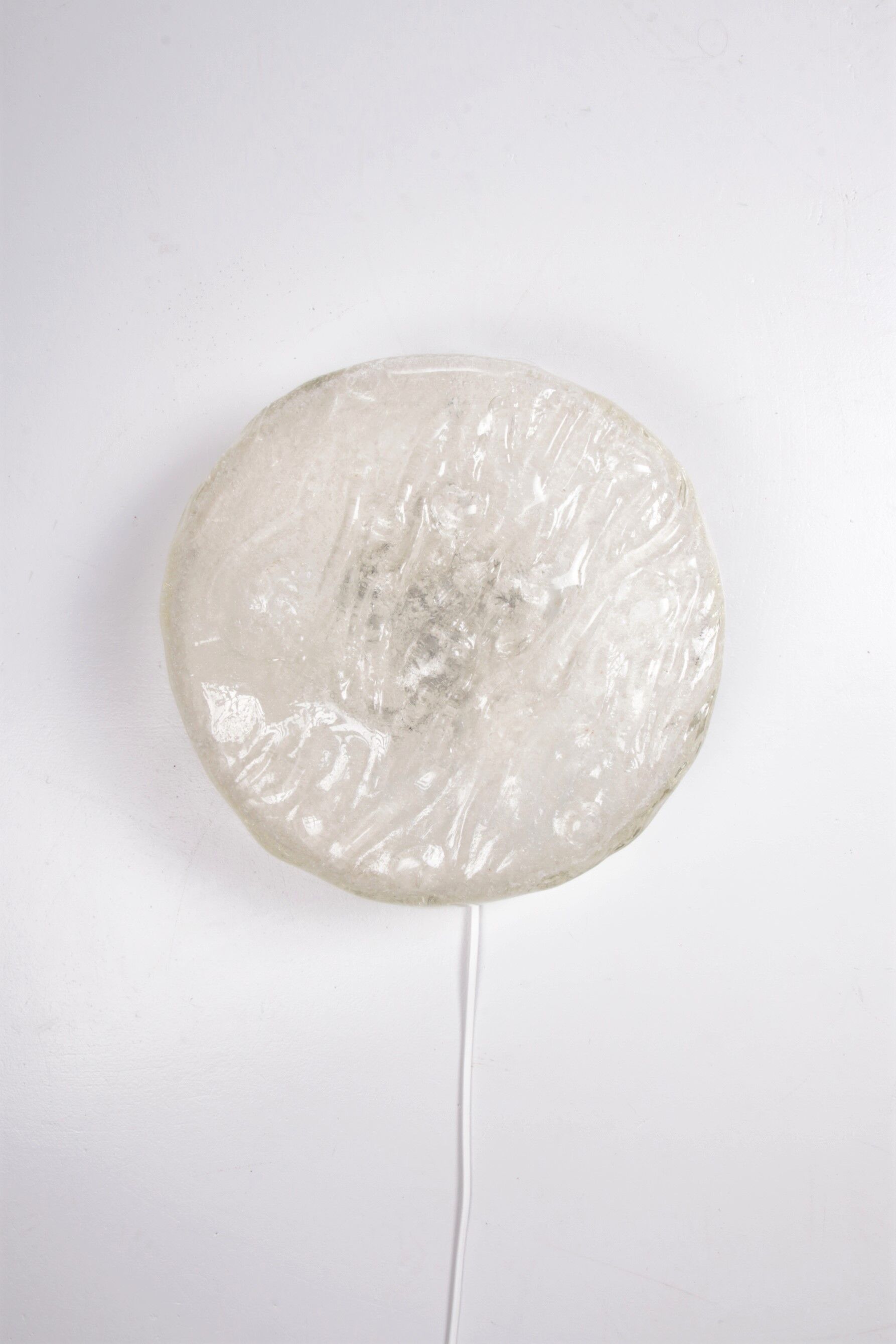 German vintage round ceiling lamp by Kaiser Idell, 1960s