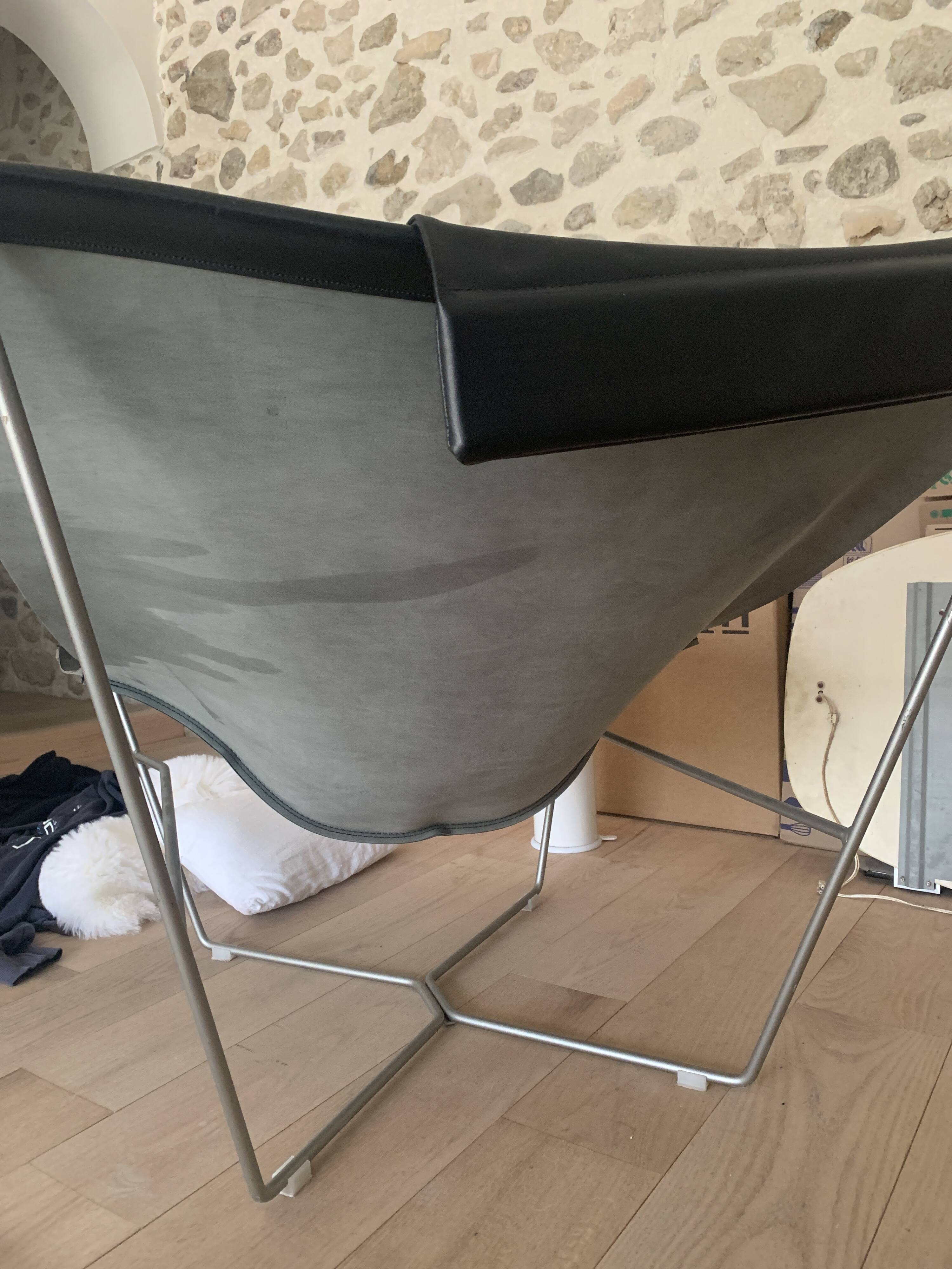Fauteuil cuir Designer David Weeks