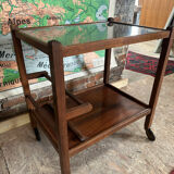 Bar - antique serving trolley on wheels