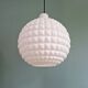 White opaline spherical pendant, Space Age, 1960-70