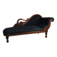 Carved Swan Chaise Longue, 20th Century