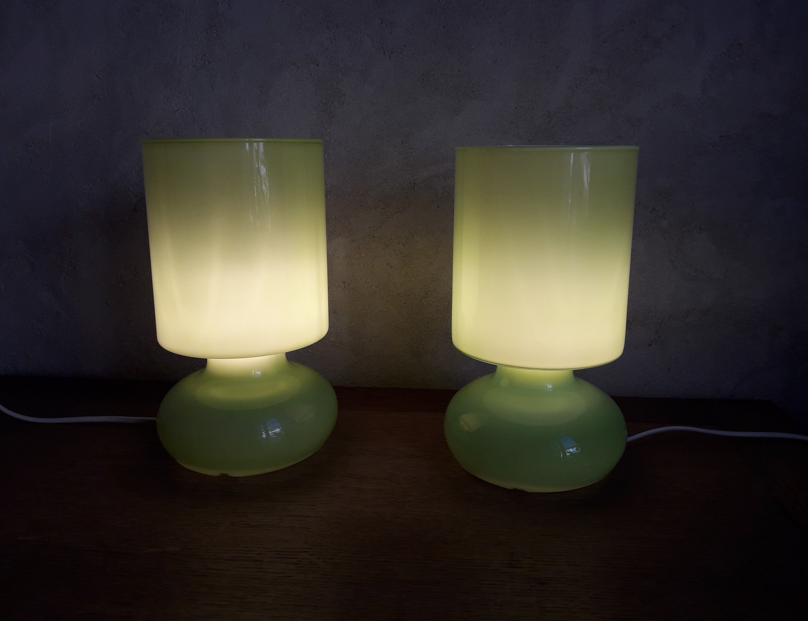Pair of vintage Ikea 90s lamps