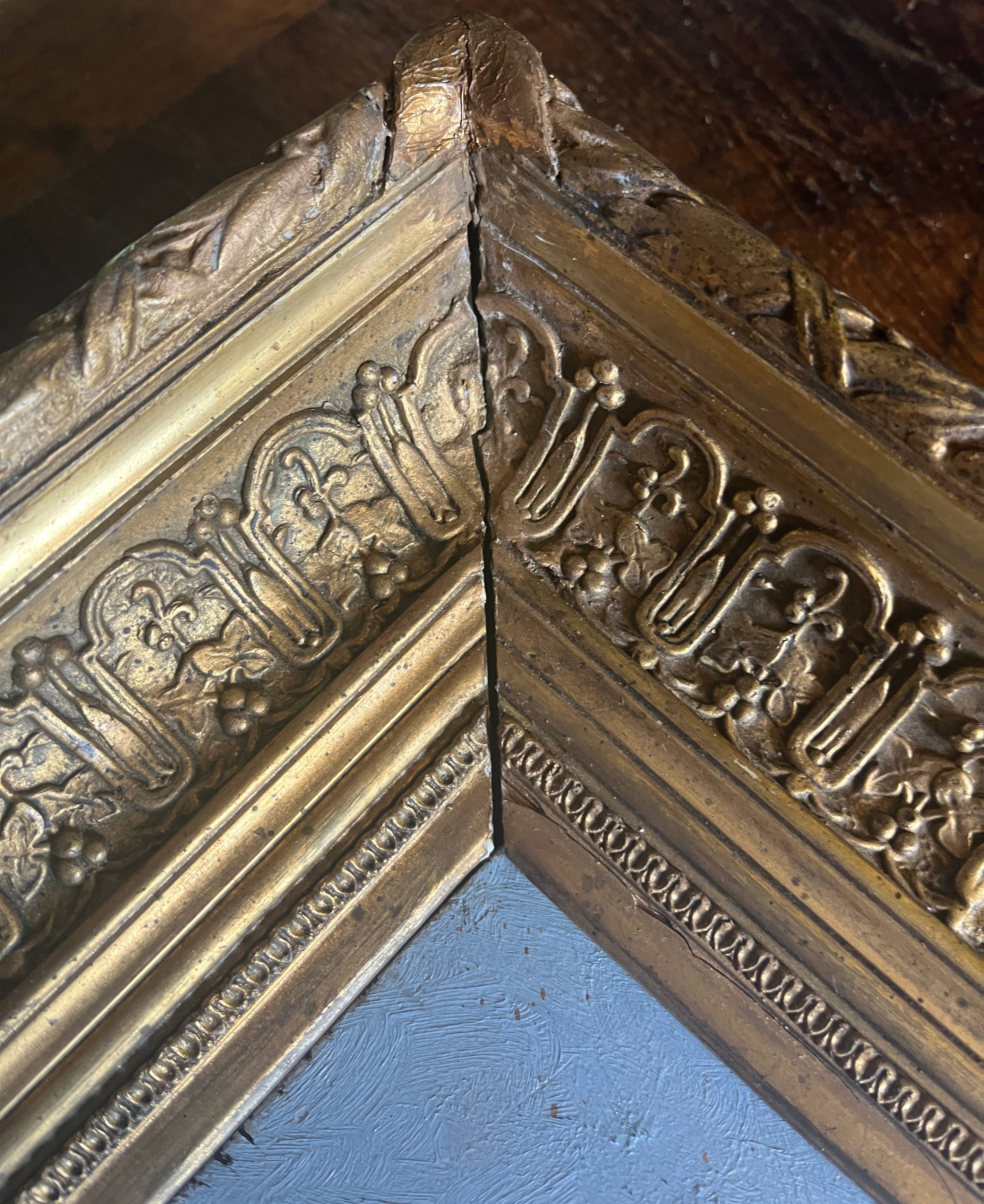 HSP painting "Orientalist Pastoral" signed Eugénie Clarac (1886/1960) Algiers