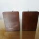 Pair of wooden bookends "globe" from the 1970s.