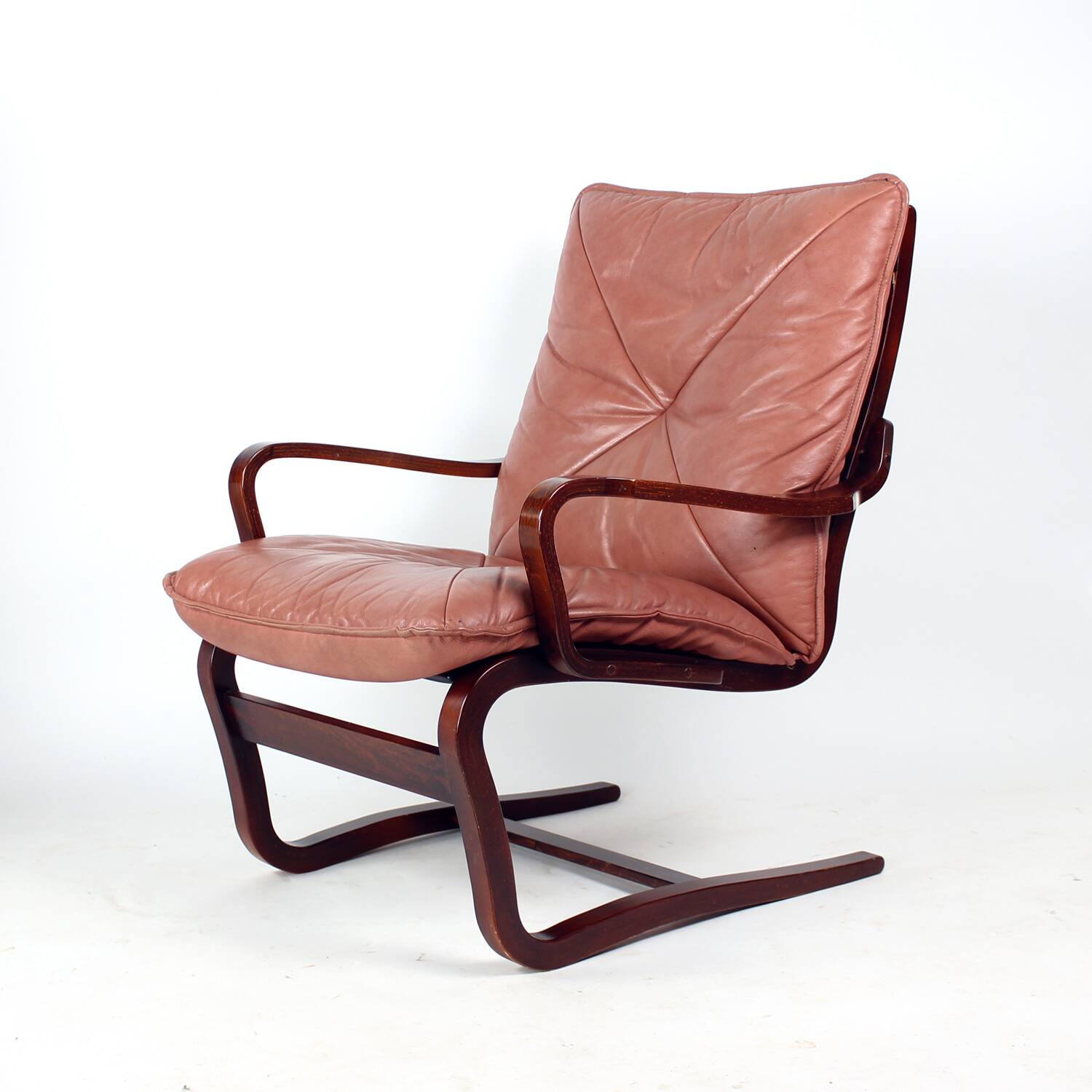 Fauteuil élégant de style danois moderne, par J.M. Birking & Co., Copenhague