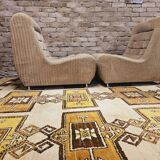Pair of vintage 70s armchairs