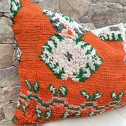 Vintage Berber Kilim cushion cover: Moroccan wool cushion