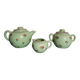 Teapot, sugar bowl, milk jug Vert Salins
