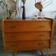Commode vintage plaquée chêne