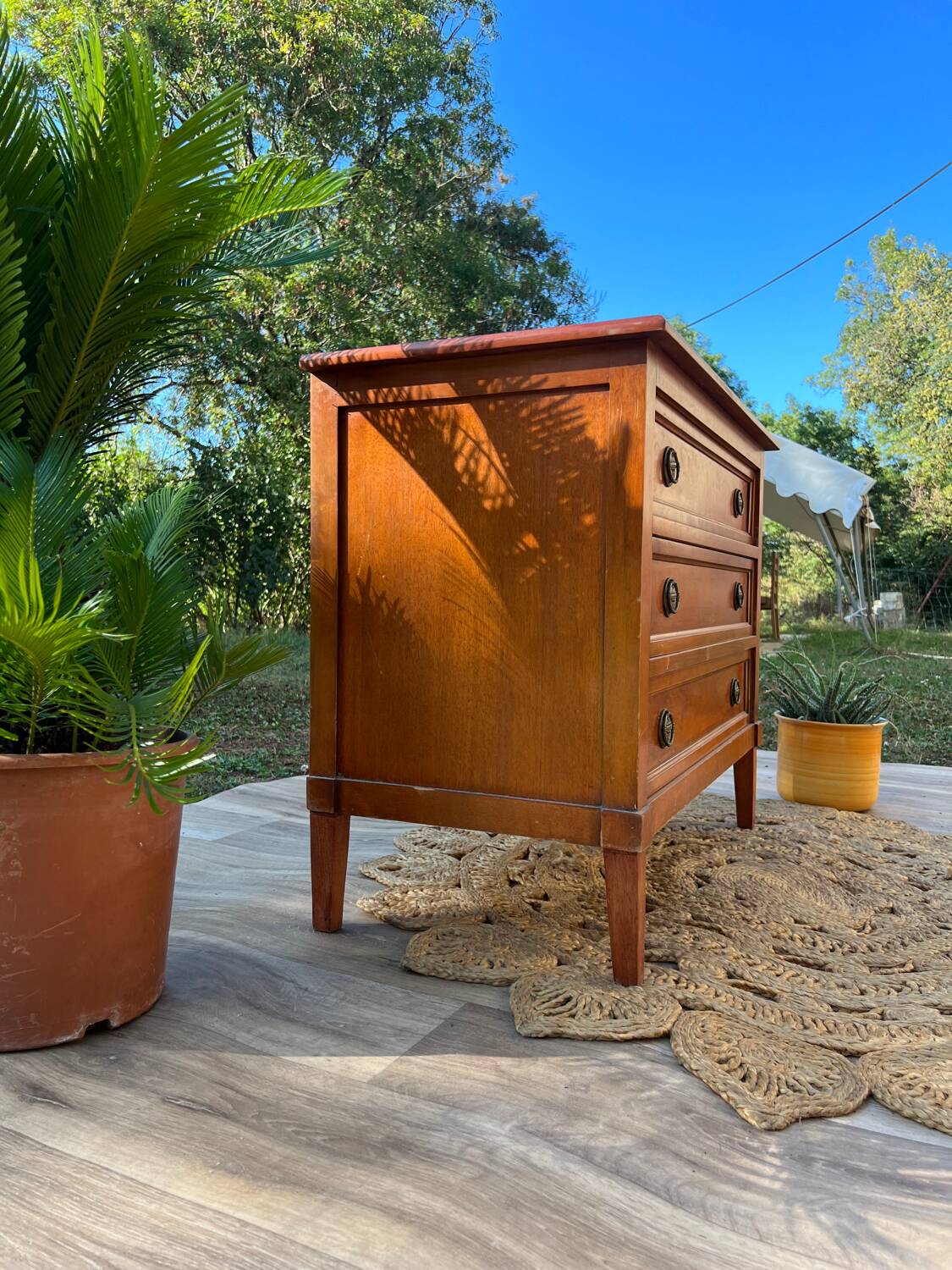 Small vintage antique chest of drawers