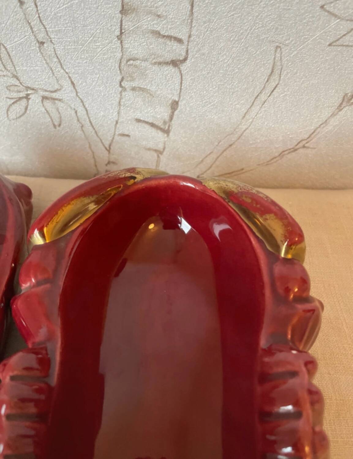 Terrine homard rouge et doré Michel Caugant