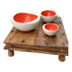 Set of 3 Flow ceramic bowls by Olav Slingerland – Dutch design