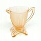 I9h art deco - rose milk jug stolzle 1930