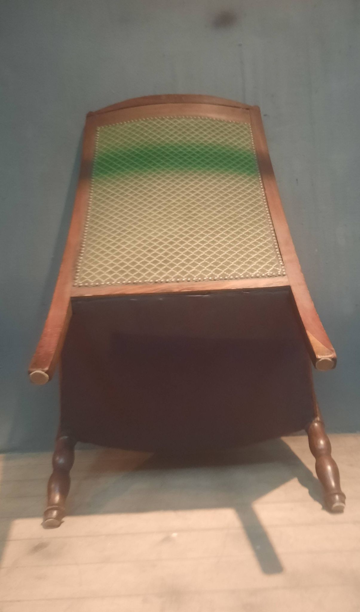 Empire bergère in mahogany veneer