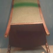 Empire bergère in mahogany veneer