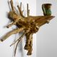 brutalist root wall console