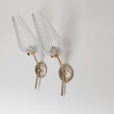 Brass wall lamps 60s