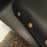 Leather stool, Denmark, 1960s