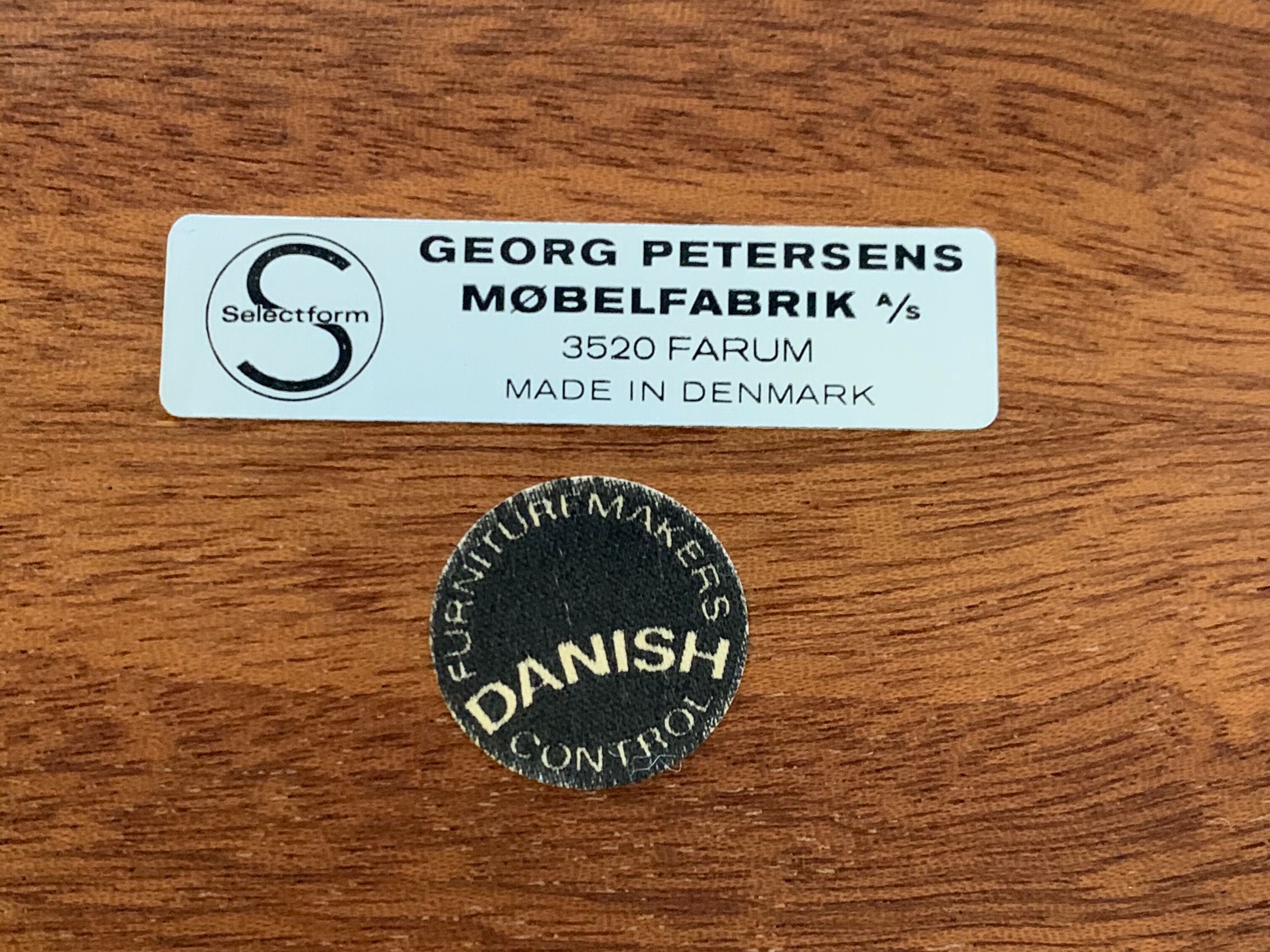 Rio's small rosewood side table