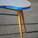 Table haricot formica et pieds compas, table bureau, table d'appoint, table vintage, 60's