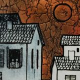 Lovers’ Lane enamel artwork by Vitus Lőrincz