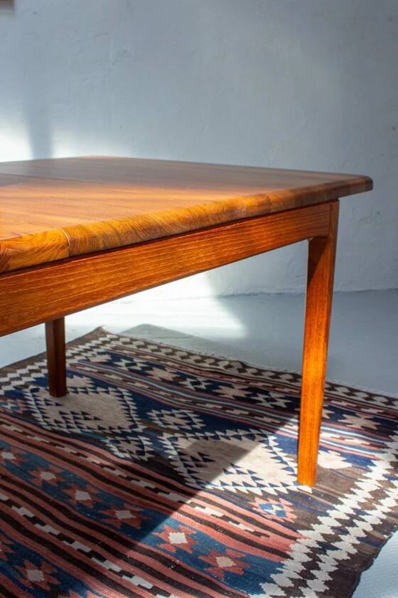 Vintage teak dining table, Danish Mid Century, 1960s, solid wood