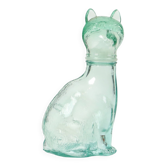 Small Glass Cats Carafe Cat Bottle Vetreria Etrusca Glassware