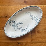 Ironstone dish, Passiflore KG Lunéville, circa 1900