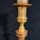 Gold metal table lamp base