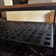 Coffee table in steel/glass or oak.