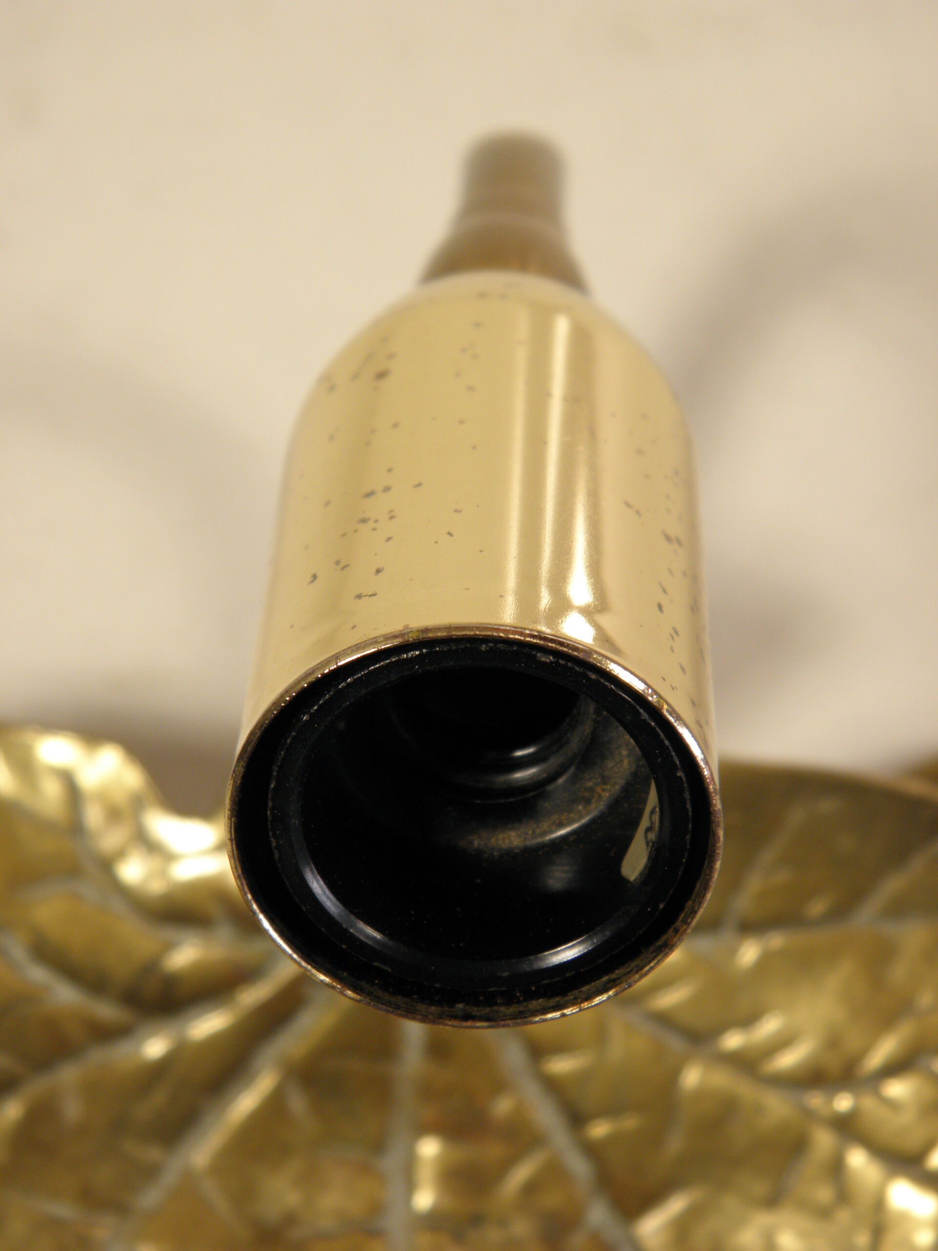 Brass "sheet" wall lamp