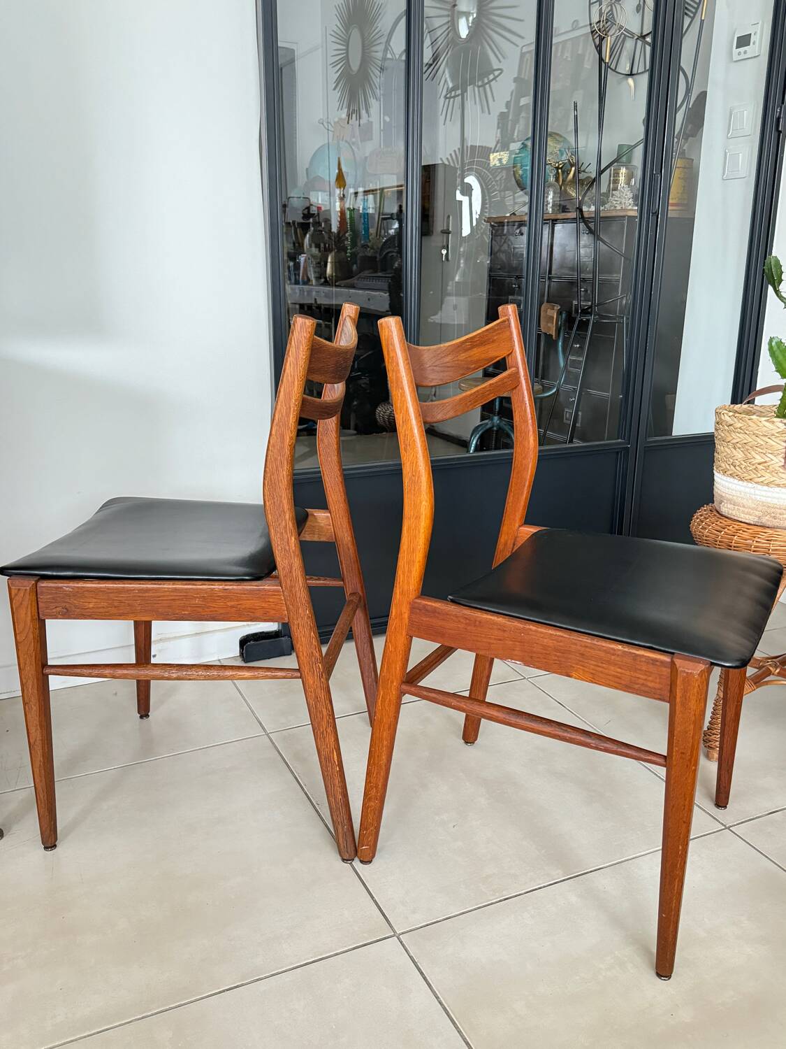 Chaises vintage style scandinave