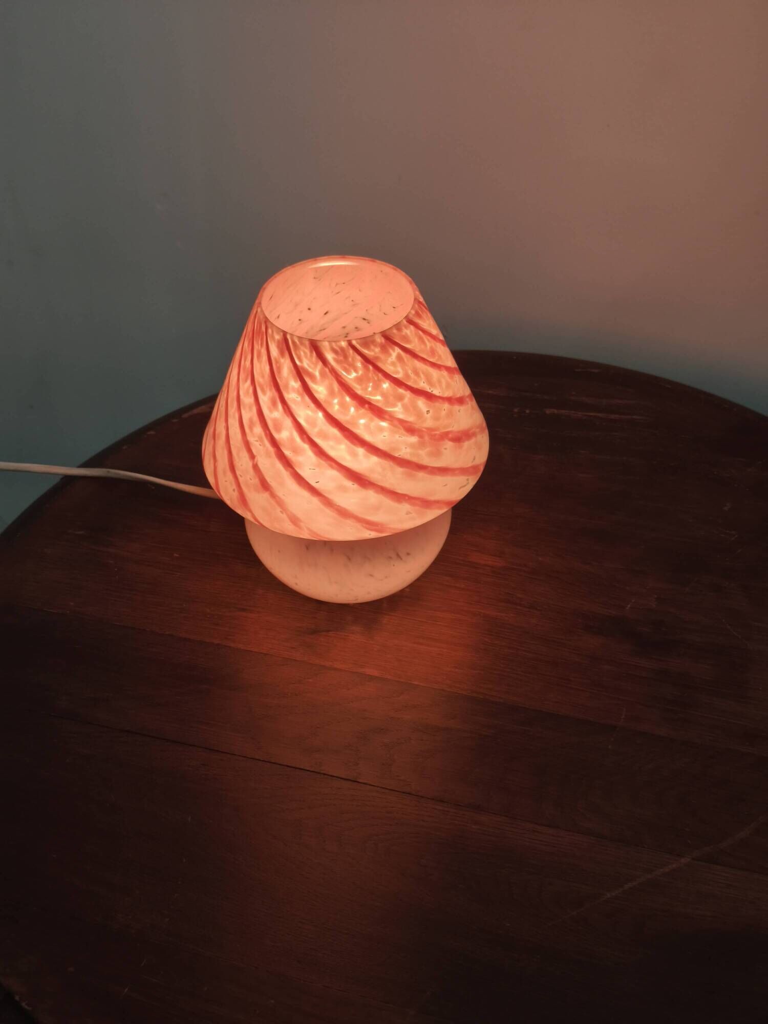 Mushroom lamp Murano glass 1970s