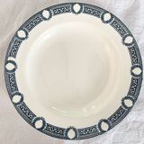 Semi-deep plates Terre de Fer Salin decor Saïda