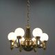 Rare Art Nouveau Chandelier by Emil Kralik for Vulkania, 1920s