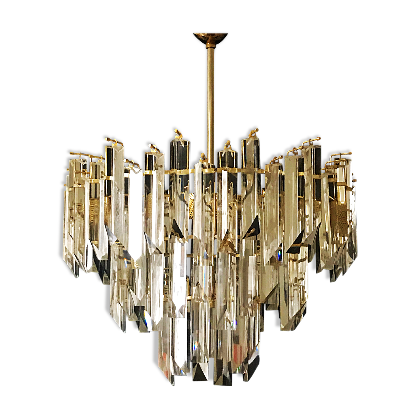 Chandelier 3 levels of crystal Paolo Venini