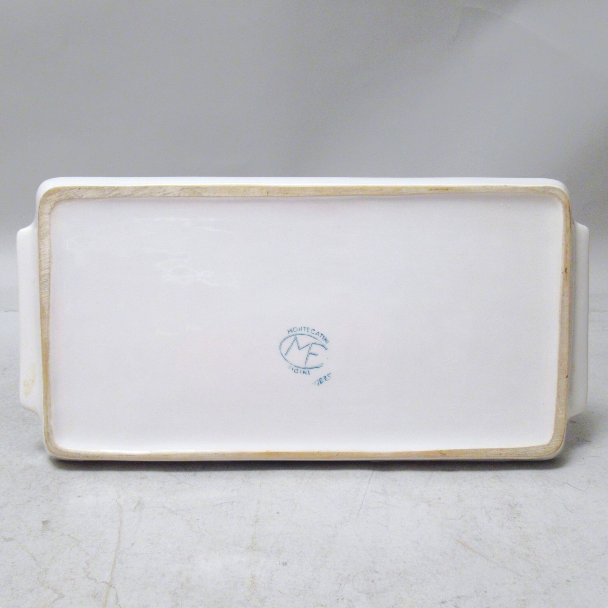 Montecatini Itali cake dish 1950