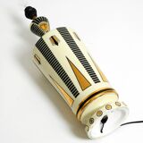 Large ceramic table lamp with Egyptian motifs by Nicolas Blandin, Paris