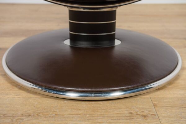 Fauteuil de salon ergonomique avec pouf modèle Stressless d'Ekornes, années 2000, lot de 2