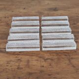 Lot porte couteaux Verre